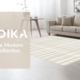 Inviting Simple Checkered Style(Beige)