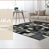 Elegant Monochrome Abstract Geometry(Black)