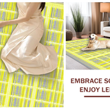 Ultra Soft Area Rug, Non Slip, Stain Resistant, Washable Area Rugs for Living Room, Bedroom, Delightful Whimsical Play Space(Yellow)