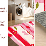 Whimsical Cherry Blossom Motif(Red)