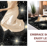 Contemporary Space Inspired Visual Art(Black)