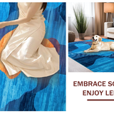 Lively Multi Hued Textured(Blue)