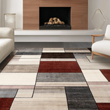 Contemporary Abstract Patchwork Aesthetic(Gray)