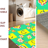 Charming Iridescent Flower Motif(Yellow)