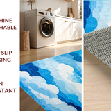 Delicate Cloud Impressionist Touch(Blue)