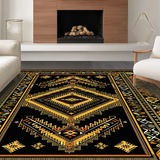 Elegant Earthy Colorful Medallion(Black)