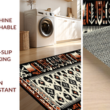 Vibrant Graphic Trellis Motif(Black)