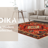 Eclectic Floral Fringed Aesthetic(Red)