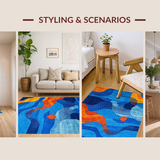 Dynamic Colorful Linear Composition(Blue)