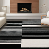 Contemporary Bold Linear Design(Black)