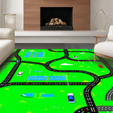 Lively City Map Aesthetic(Green)