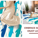 Lively Aqua & White Contrast(Blue)