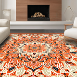 Contemporary Light Blue Motif(Beige)