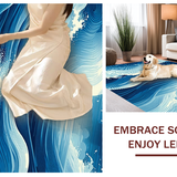 Serene Turquoise Wave Arrangement(Blue)