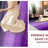 Ultra Soft Area Rug, Non Slip, Stain Resistant, Washable Area Rugs for Living Room, Bedroom, Abstract Gradient Ombre Aesthetic(Purple)
