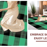 Charming Two Tone Checkered Elegance(Green)