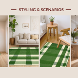 Contemporary Plush Diamond Layout(Green)