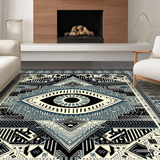 Artisanal Black and Gray Tiled Design(Gray)