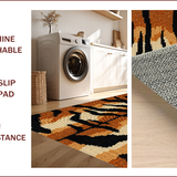 Ultra Soft Area Rug, Non Slip, Stain Resistant, Washable Area Rugs for Living Room, Bedroom, Large Brown Animal Pattern Bedroom Accent Carpet(Brown)