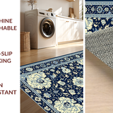 Artistic Vintage Patterned Flourish(Blue)