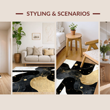 Contemporary Artistic Swirl(Black)