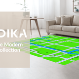 Fun Filled Vibrant Neighborhood Scene(Green)