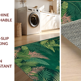 Ultra Soft Area Rug, Non Slip, Stain Resistant, Washable Area Rugs for Living Room, Bedroom, Lush Jungle Animal Aesthetic(Green)
