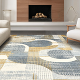Luxurious Geometric Gold Highlights(Gray)