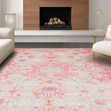 Chic Distressed Botanical Charm(Pink)