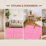 Playful Whimsical Checkered Style(Pink)