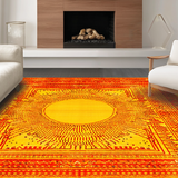 Eclectic Sun Inspired Decorative(Red)