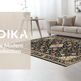 Stylish Retro Inspired Flora(Black)