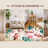 Chic Coastal Palm Leaf Design(Pink)