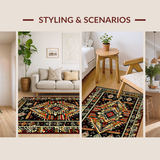 Rustic Earthy Geometric Accents(Black)