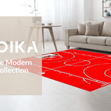 Eye Catching Court Layout Art(Red)