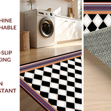 Artistic Retro Inspired Geometric Layout(Black)