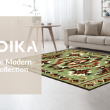 Sophisticated Tribal Ogee Composition(Green)