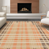 Elegant Rustic Diamond Motif(Beige)