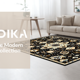 Eclectic Medallion Patterned Aesthetic(Black)