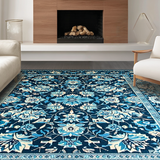 Timeless Black Blue Abstract Element(Blue)