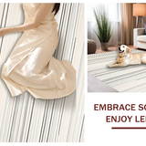Sophisticated Monochrome Stripe Arrangement(Beige)