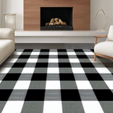 Contemporary Monochrome Patterned Mat(Black)