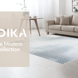 Ultra Soft Area Rug, Non Slip, Stain Resistant, Washable Area Rugs for Living Room, Bedroom, Rustic Fluffy Geometric Touch(Gray)