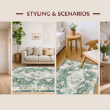 Elegant Circular Tiled Motif(Ivory)