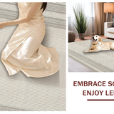 Sleek Minimalist Ogee Texture(Beige)