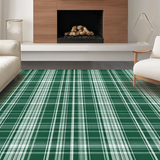 Contemporary Earth Tone Checkered(Green)
