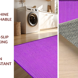 Ultra Soft Area Rug, Non Slip, Stain Resistant, Washable Area Rugs for Living Room, Bedroom, Trendy Statement Piece with Fun Design(Purple)