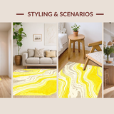 Abstract Marble Wave Aesthetic(Yellow)