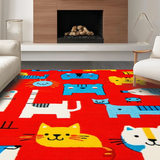 Brightly Colored Learning Focused Art(Red)