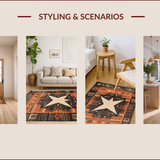 Textured Country Rustic Appeal(Black)